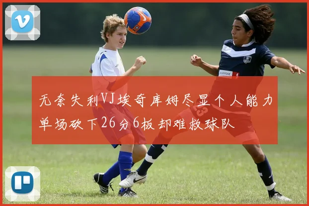 无奈失利VJ埃奇库姆尽显个人能力单场砍下26分6板却难救球队