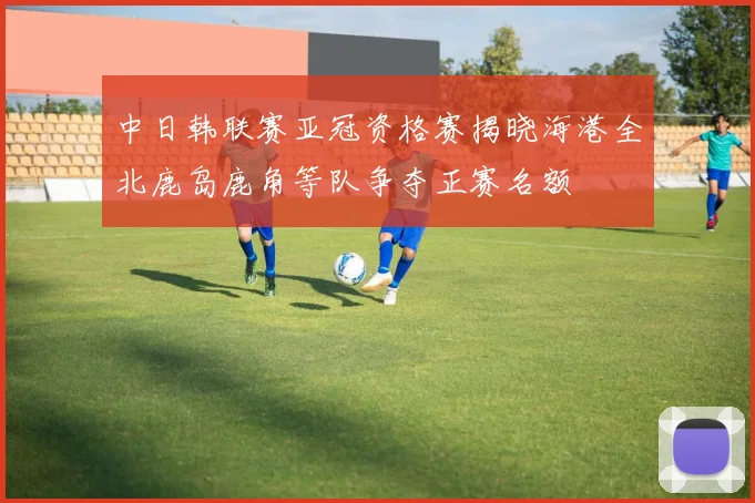 中日韩联赛亚冠资格赛揭晓海港全北鹿岛鹿角等队争夺正赛名额